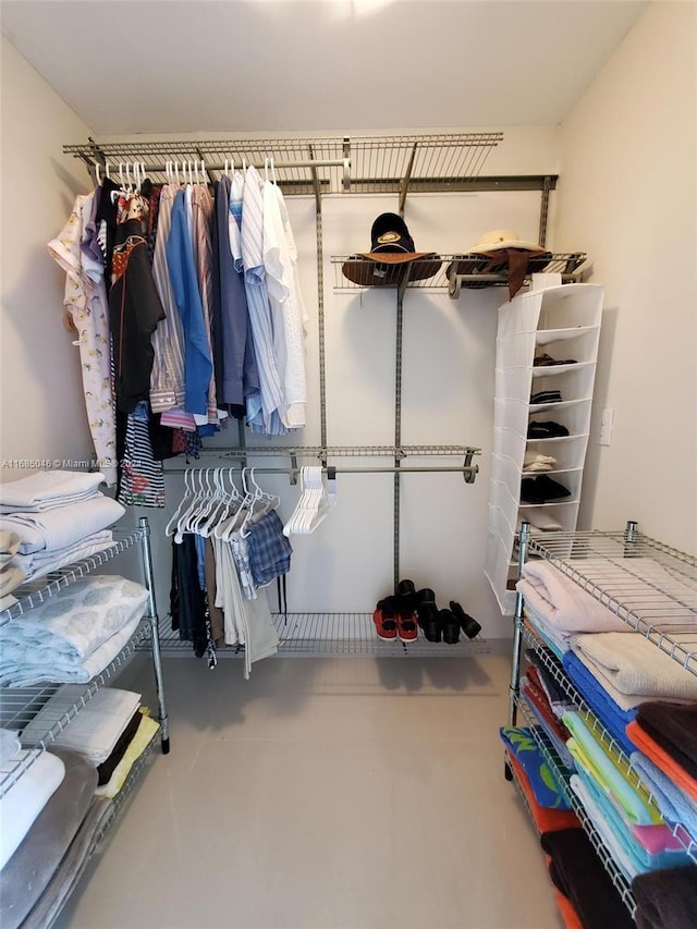 view of spacious closet