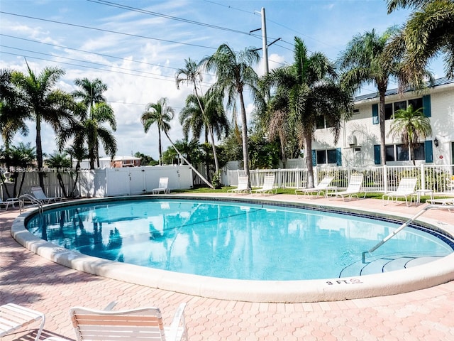 view of pool