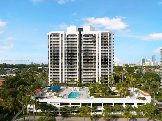 view of property with a community pool