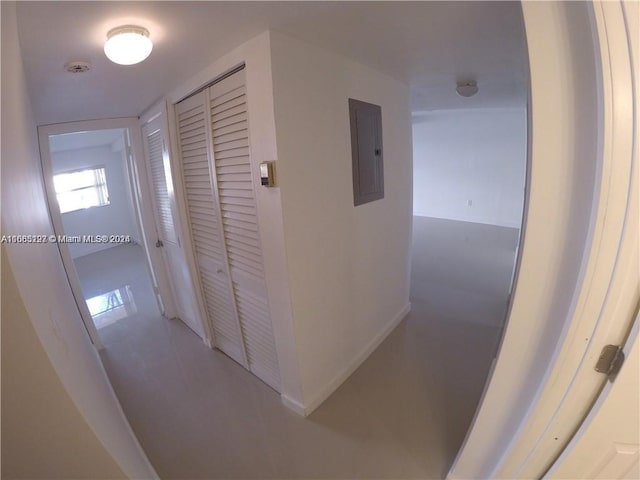 9367 Fontainebleau Blvd Unit G120, Miami, FL 33172 - hallway featuring electric panel