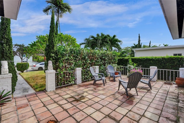 view of patio