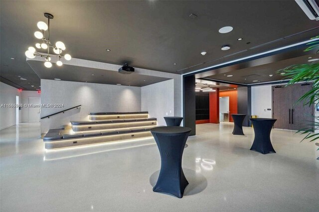 601 Ne 1st 4114, Miami, FL 33132 - view of home theater room