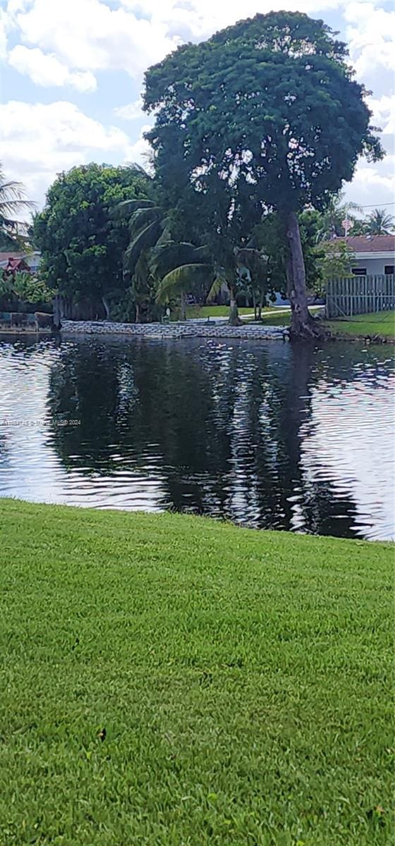 view of water feature