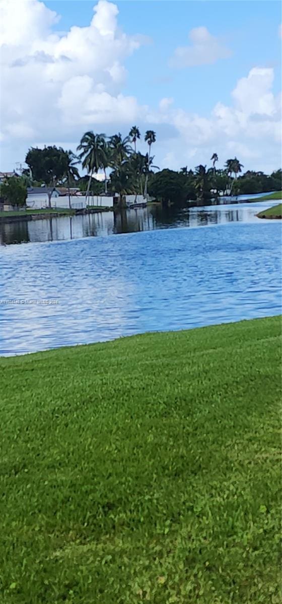 view of water feature