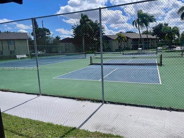 view of sport court