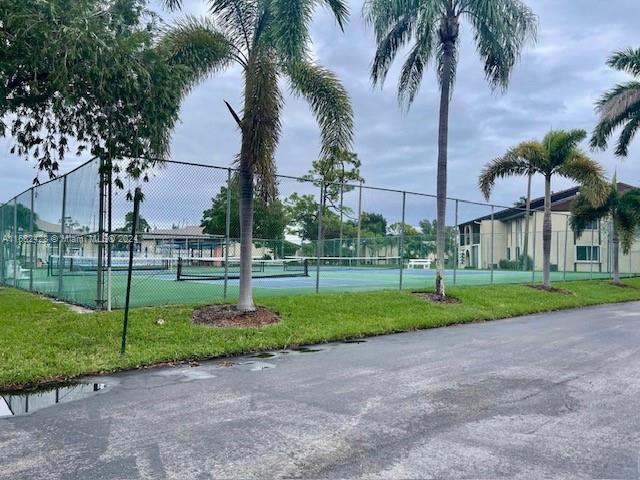 view of tennis court