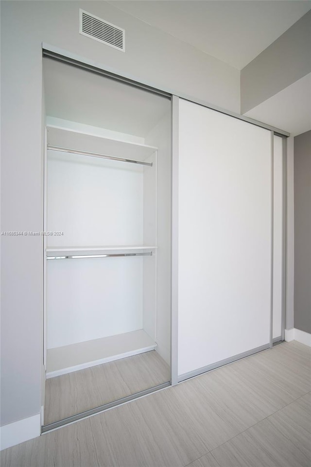 view of closet