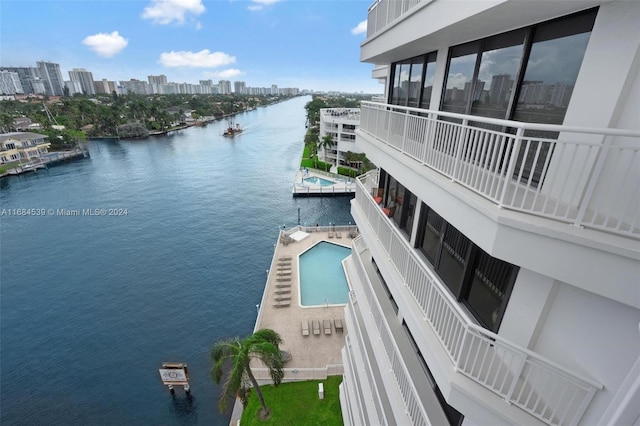 3100 NE 48th St Unit 210, Fort Lauderdale, FL 33308 - water view with nearby urban area