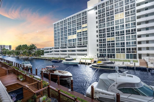 3100 NE 48th St Unit 210, Fort Lauderdale, FL 33308 - water view with a dock