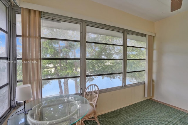 dining room with a wealth of natural light