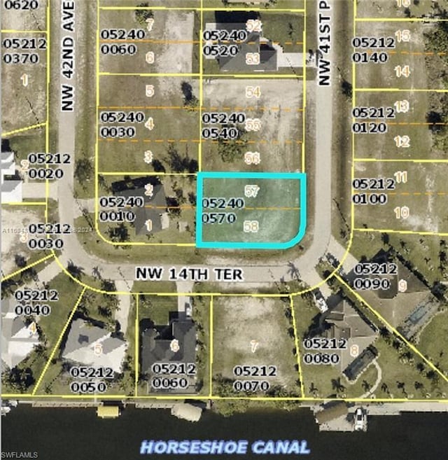 1420 NW 41st Pl, Cape Coral FL, 3393 land for sale