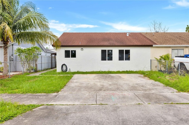 view of back of property