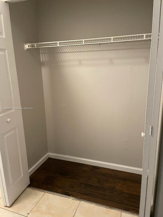 view of closet