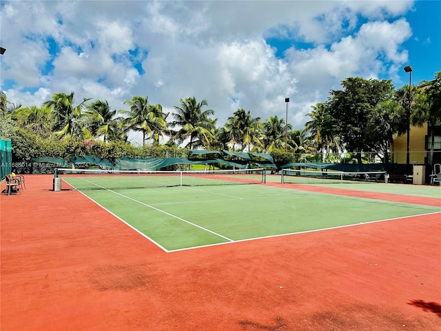 view of sport court