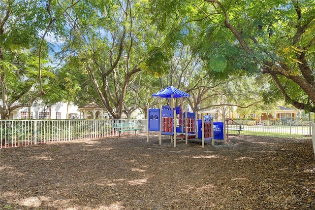 view of play area