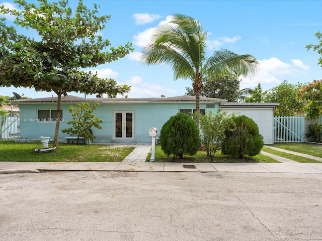 view of ranch-style home