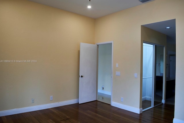 1380 Meadows Blvd, Weston, FL 33327 - spare room with dark wood finished floors and recessed lighting