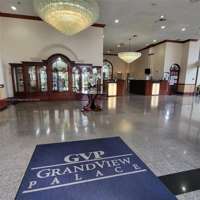 view of community lobby