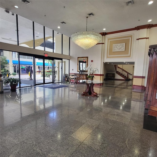 view of community lobby