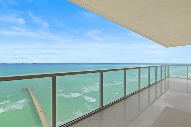 16699 Collins Ave Unit 2202, Sunny Isles Beach, FL 33160 - balcony featuring a water view