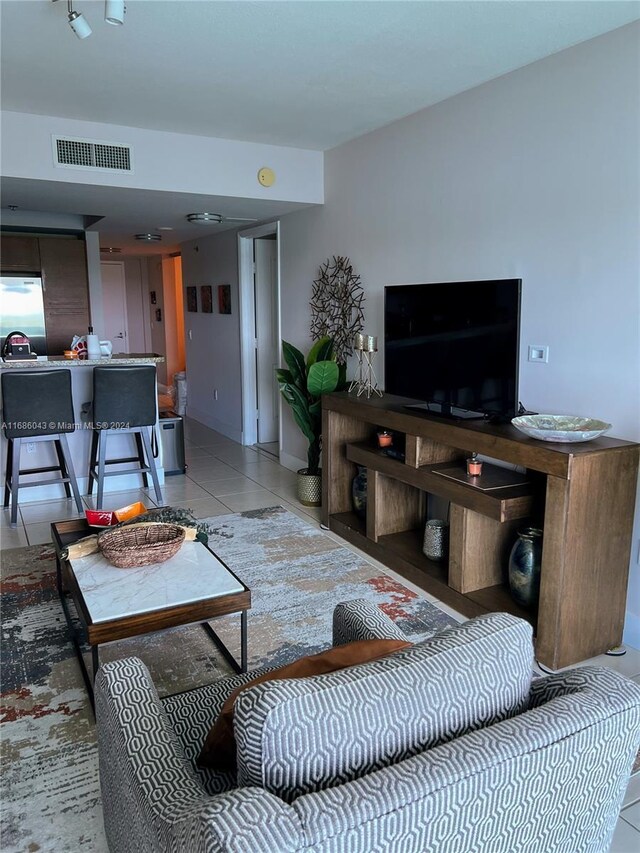 2641 N Flamingo Rd Unit 802N, Sunrise, FL 33323 - living room with light tile patterned floors