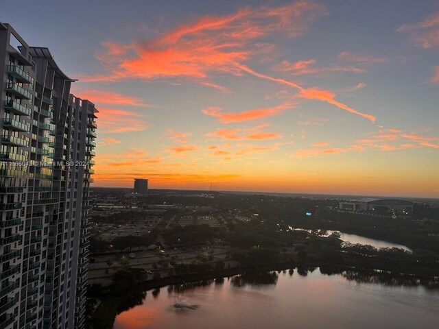 2641 N Flamingo Rd Unit 802N, Sunrise, FL 33323 - city view with a large body of water