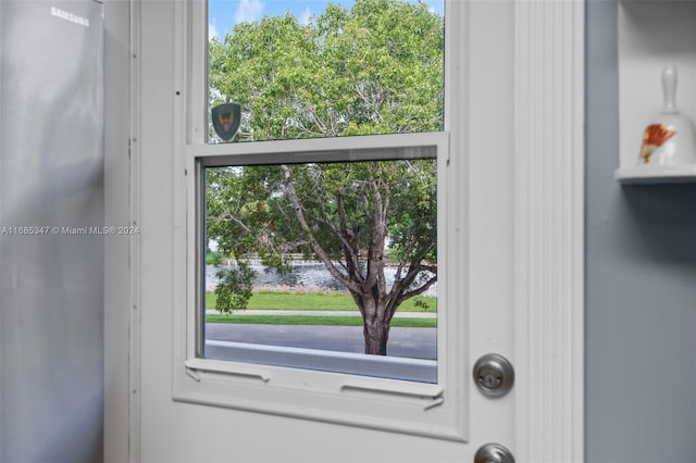 view of doorway