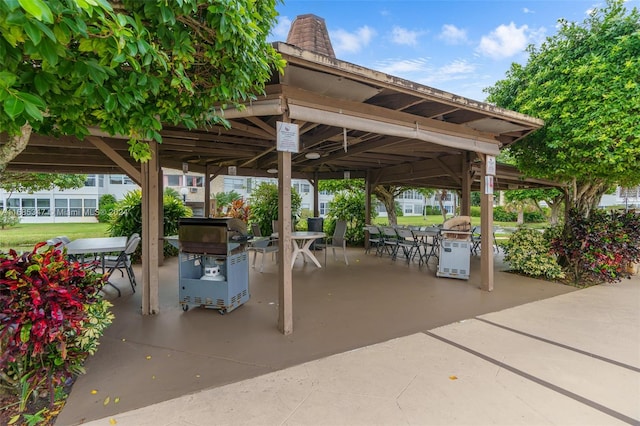 view of patio