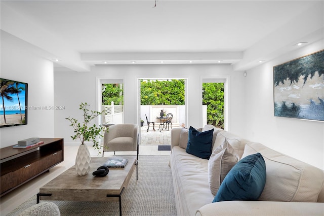 view of living room