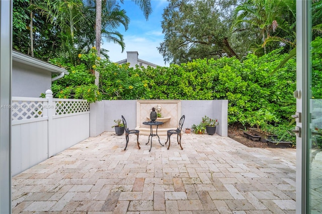 view of patio