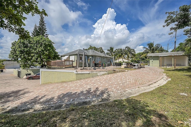 830 S Ridge St, Lake Worth, FL 33460 - view of rear view of house