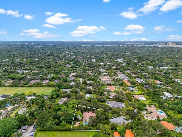 drone / aerial view