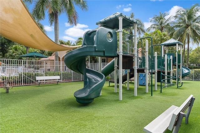 4795 S Classical Blvd, Delray Beach, FL 33445 - community playground featuring a yard and fence