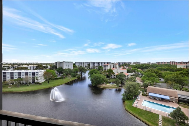 property view of water