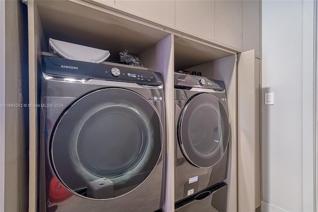 laundry area with separate washer and dryer