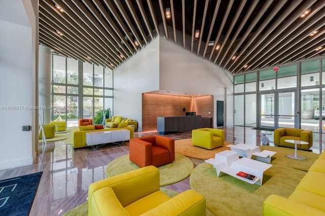 1600 SW 1st Ave Unit 1104, Miami, FL 33129 - common area with a high ceiling