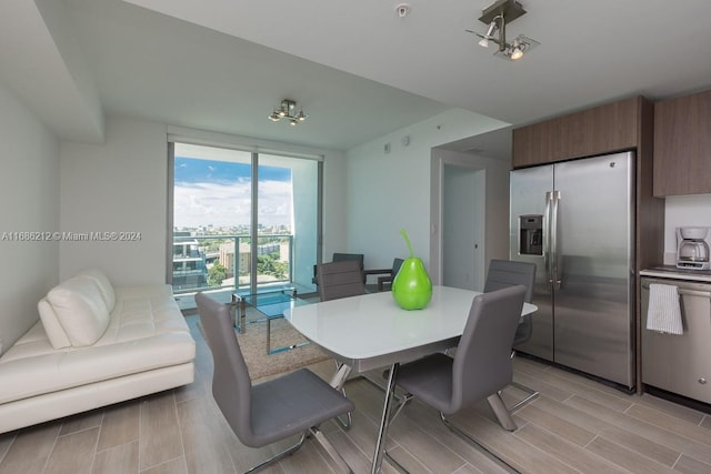 1600 SW 1st Ave Unit 1104, Miami, FL 33129 - dining room with wood tiled floors