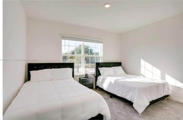 2613 SW Harem Cir, Port St Lucie, FL 34953 - bedroom featuring carpet flooring, baseboards, and recessed lighting