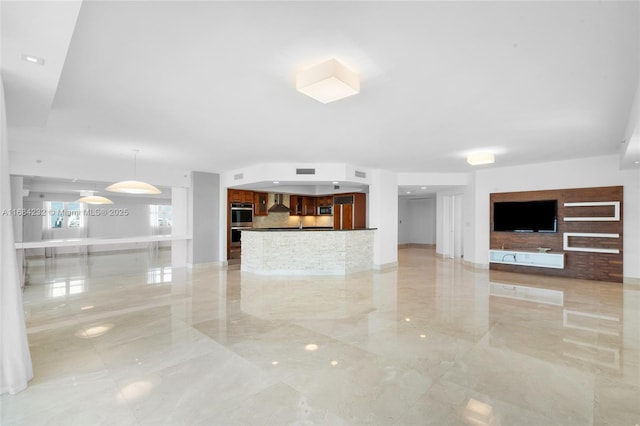 view of unfurnished living room