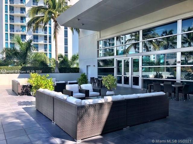 view of patio with an outdoor living space