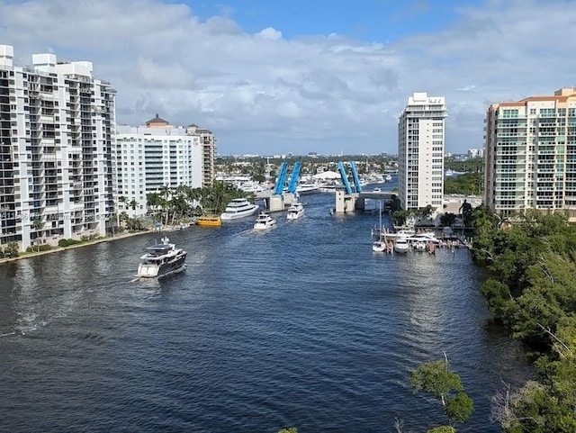 property view of water