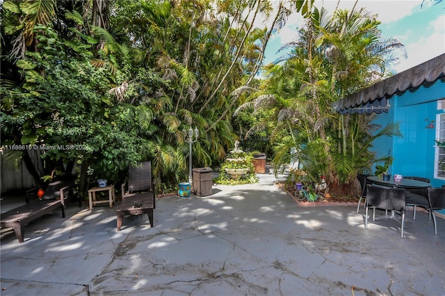 view of patio