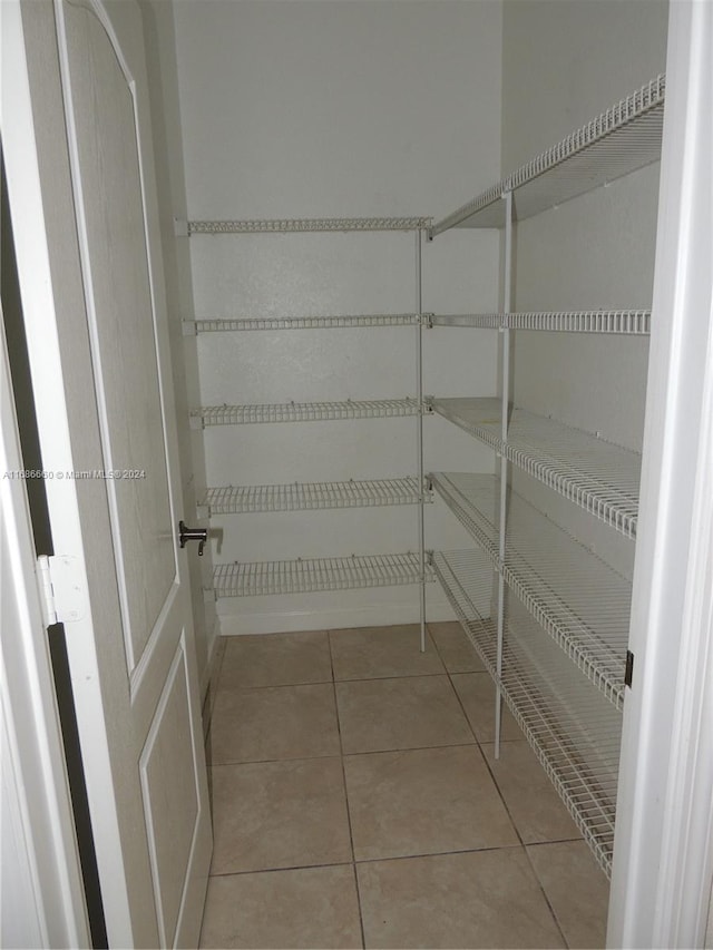 view of pantry