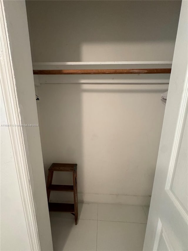 view of closet