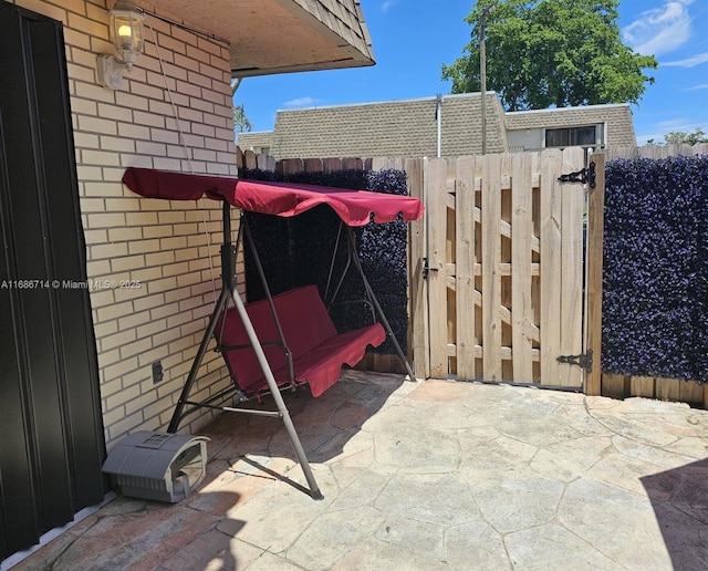 8209 SW 23rd Ct Unit 17C, North Lauderdale, FL 33068 - view of patio with a gate