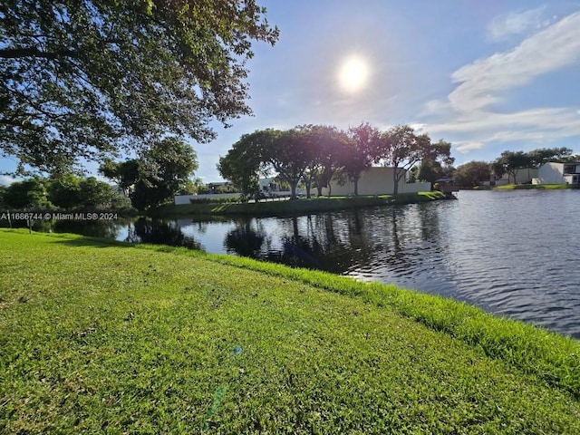 view of water feature