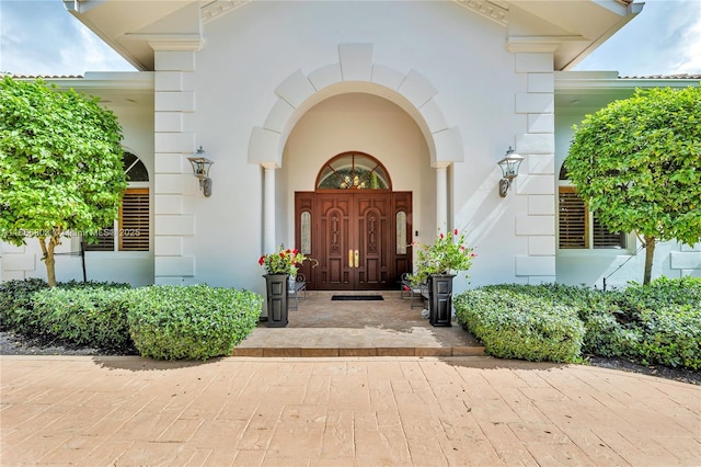 view of entrance to property