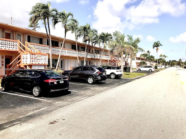 view of car parking