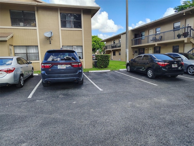 view of vehicle parking