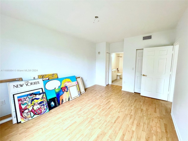 game room featuring light hardwood / wood-style floors